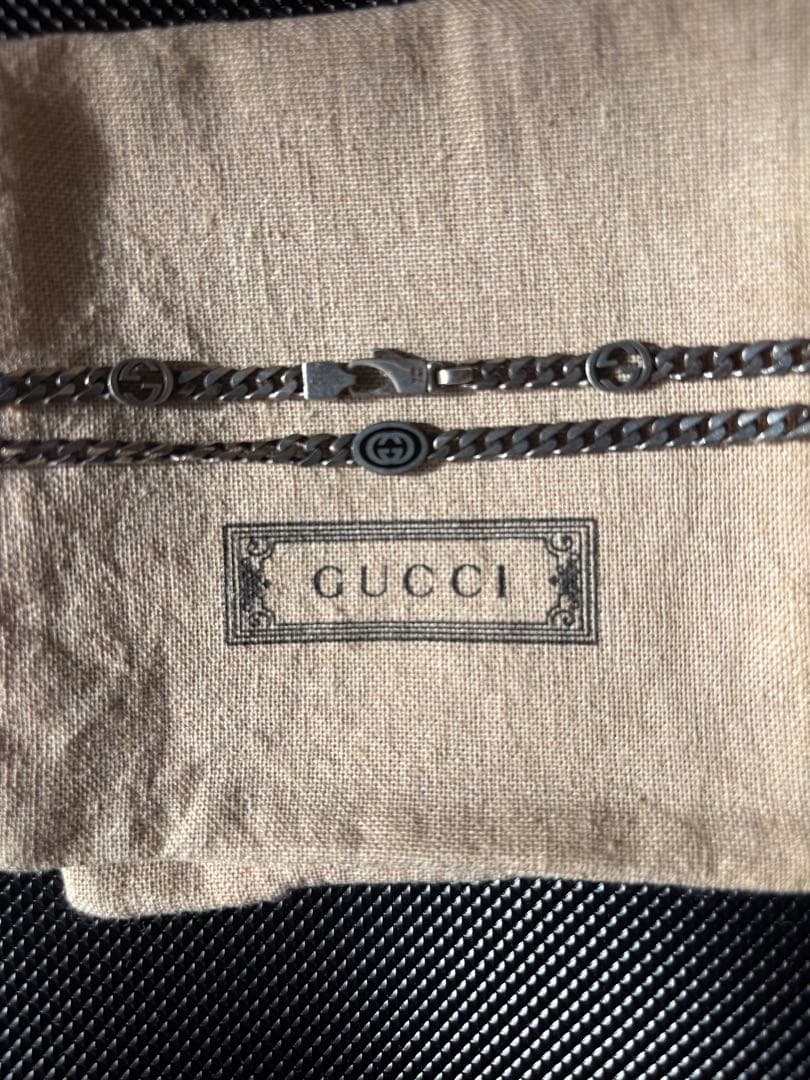 アクセサリー GUCCI Thin Interlocking G Necklace