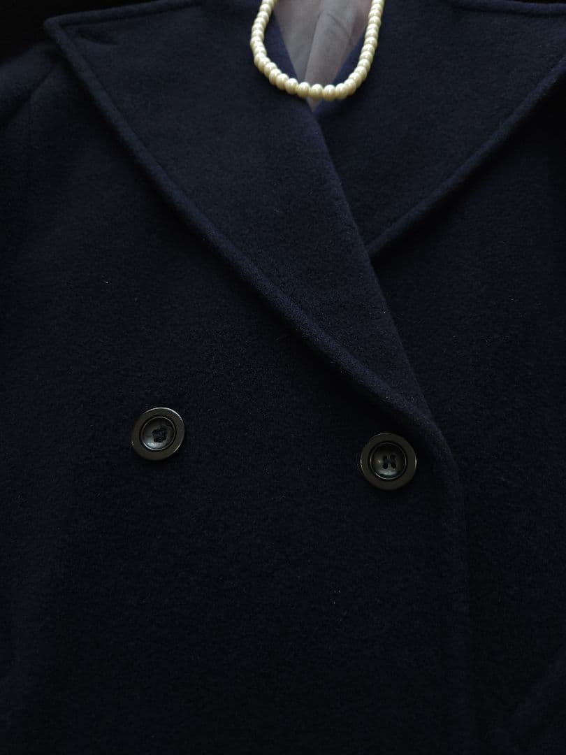 MaxMara 高級ロングコート 26万 Schurwolle *若干訳有り