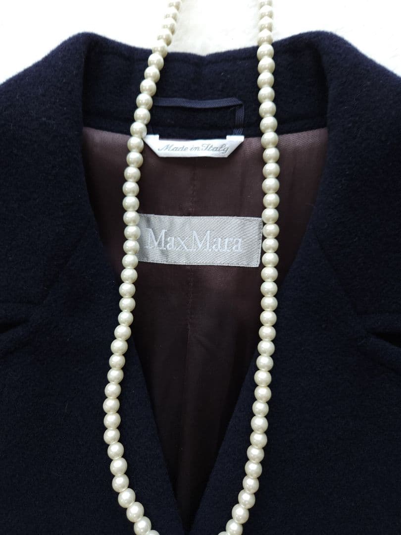 MaxMara 高級ロングコート 26万 Schurwolle *若干訳有り