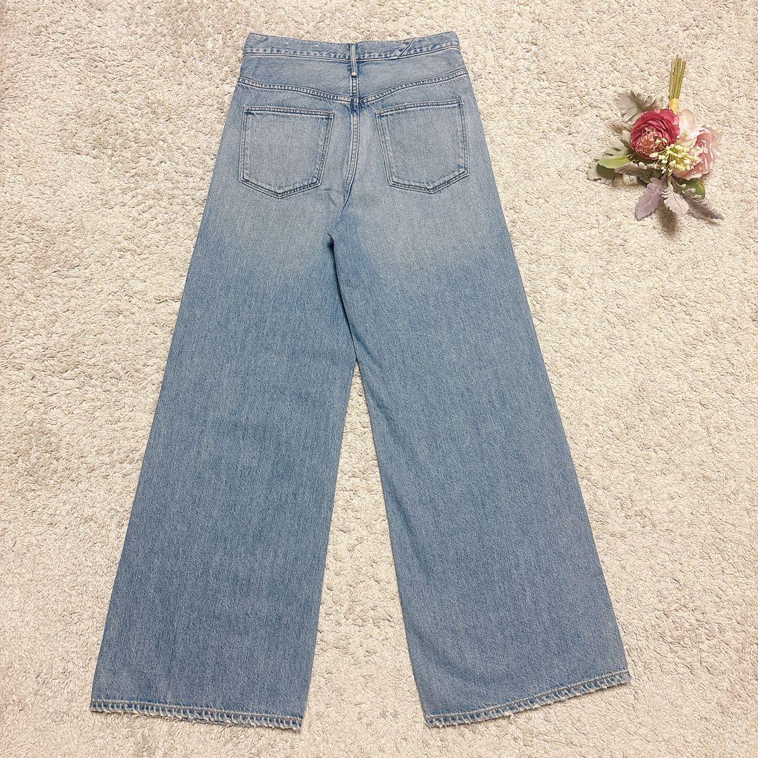 新品タグ付きupper hights別注IENAワイドデニムThe Ruth24