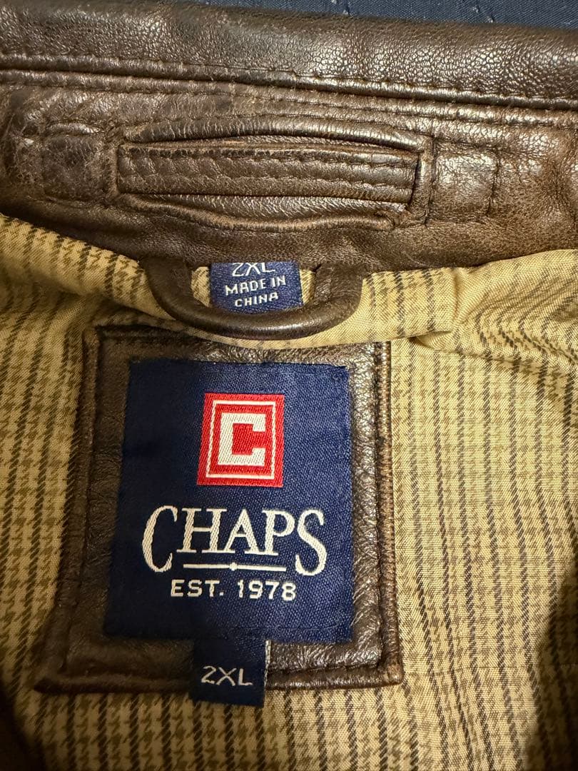 chaps レザージャケット　値下げあり