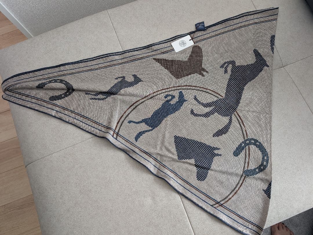 HERMES　ストール　ロザンジュ