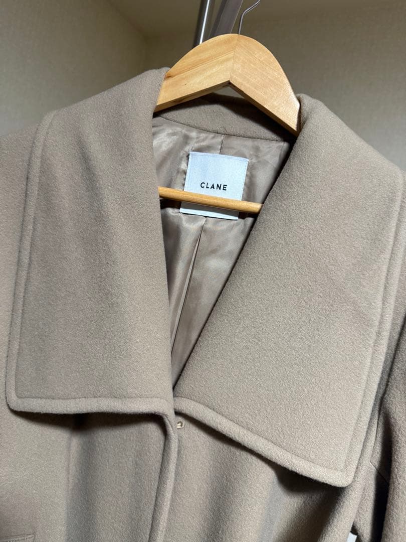CLANE ベージュ ロングコート