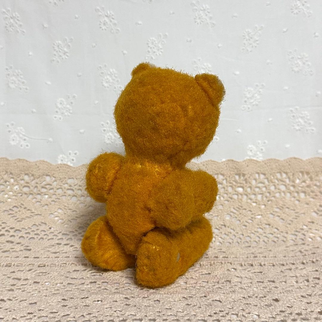 旧東ドイツ　DDRベア　テディベア　ヴィンテージ　イエロー　黄色