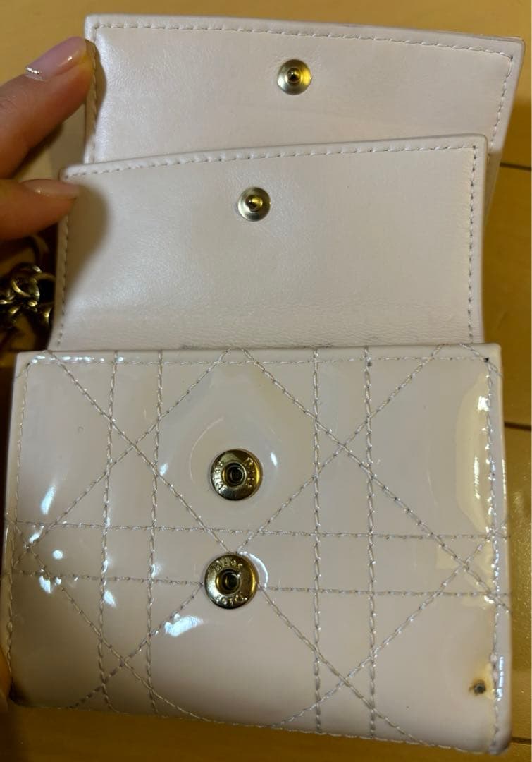 Lady Dior Lotus ウォレット　薄ピンク　財布