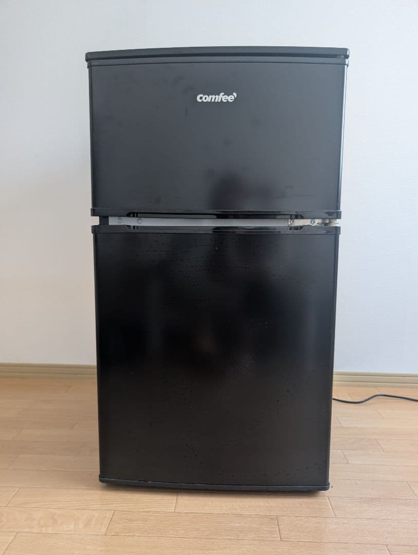 コンフィー 冷蔵庫 90L 2ドア ブラック RCT90BL
