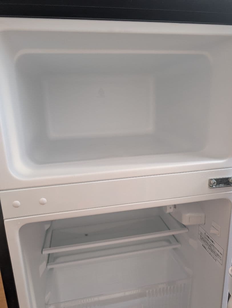 コンフィー 冷蔵庫 90L 2ドア ブラック RCT90BL