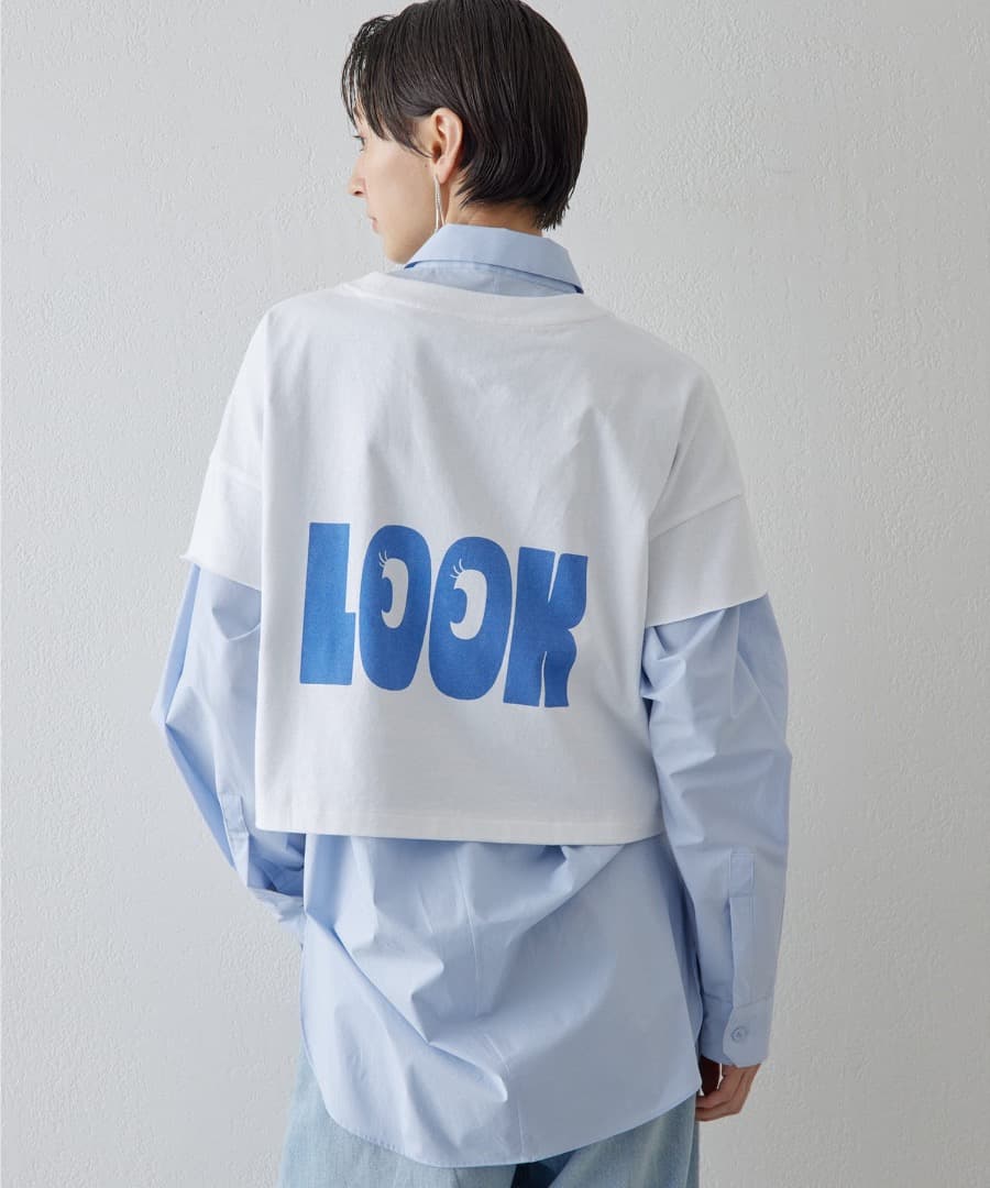 【GEMINI⭐︎美品⭐︎WhimGazette】バックロゴTシャツ
