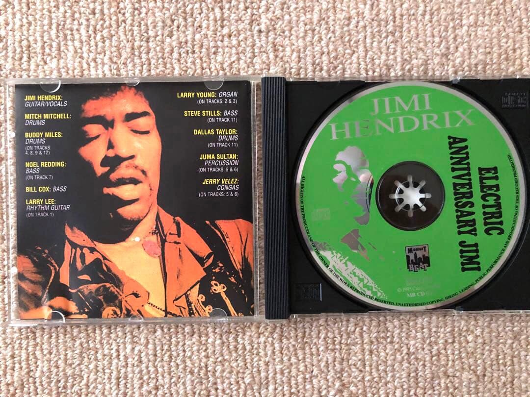 JIMI HENDRIX Midnight Beat レーベル 5タイトル