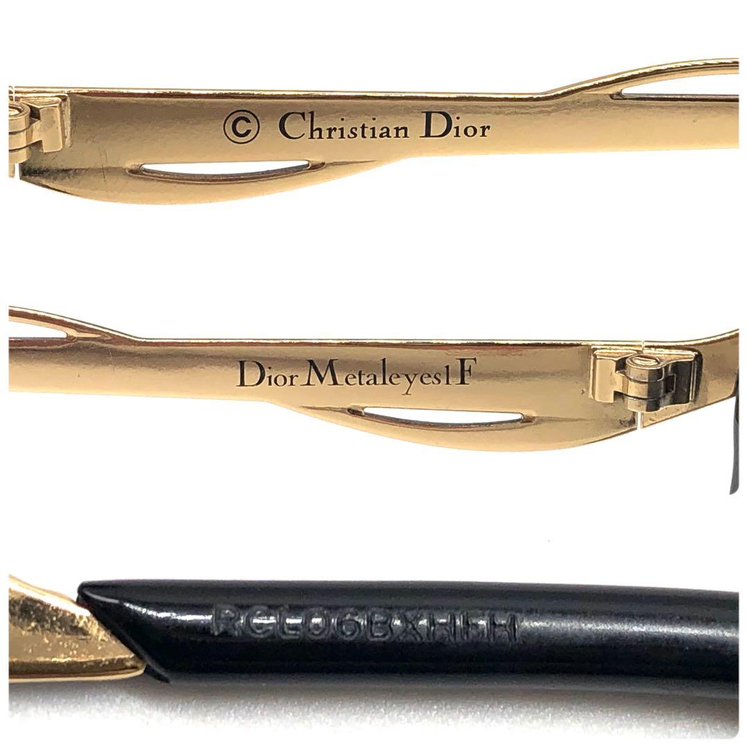 【希少】Dior leyes1F サングラス ウェーブテンプル ブラック