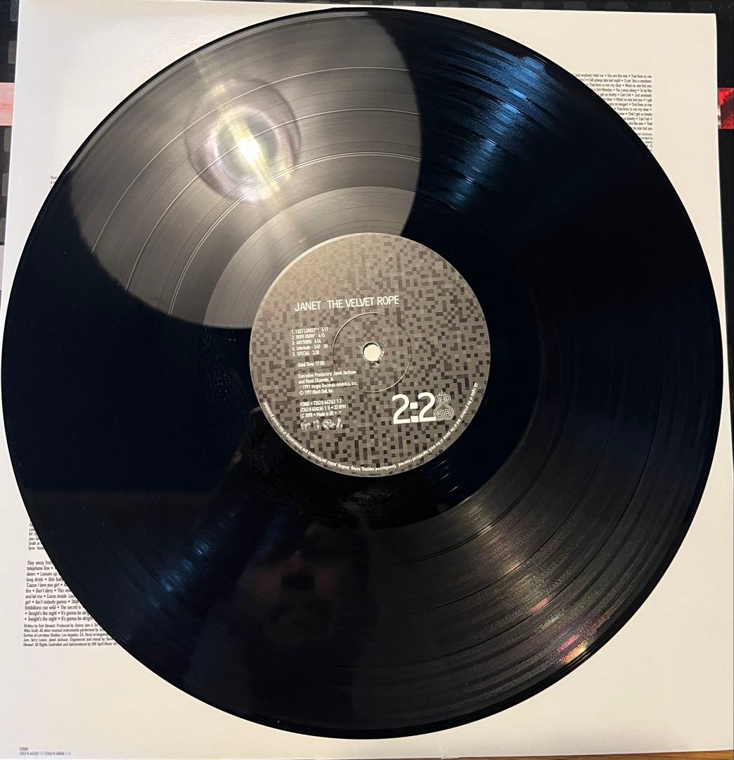 最終価格JANET THE VELVET ROPEレコード 2LP