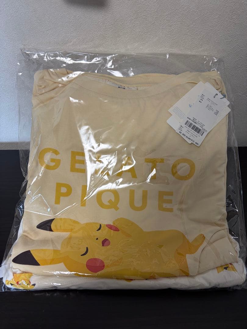 新品未開封品　ジェラピケ ポケモン ピカチュウ Tシャツ＆ショートパンツセット