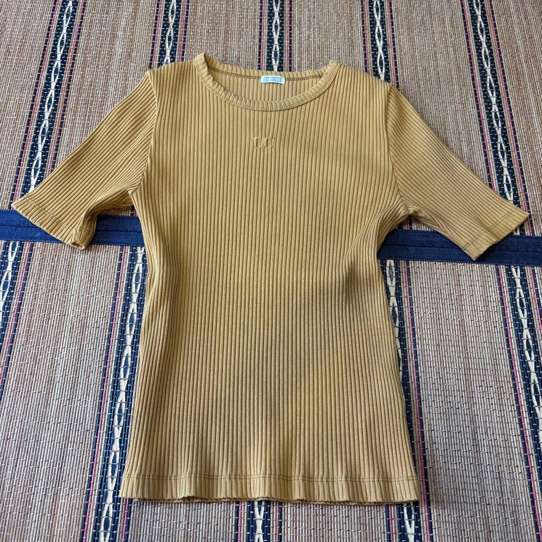 EDIT.FOR LULUエディットフォールルLUストレッチリブTシャツ