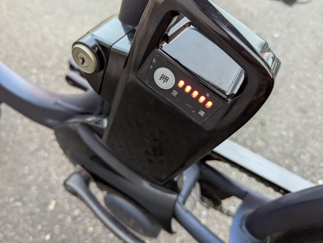 パナソニック 電動自転車 充電池リフレッシュ品 前輪新品 2019年製
