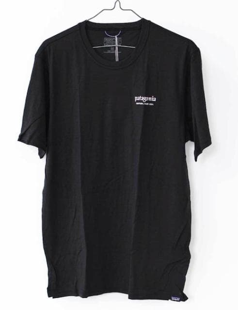【美品】Patagonia Cap Cool Merino 半袖 BLK XL