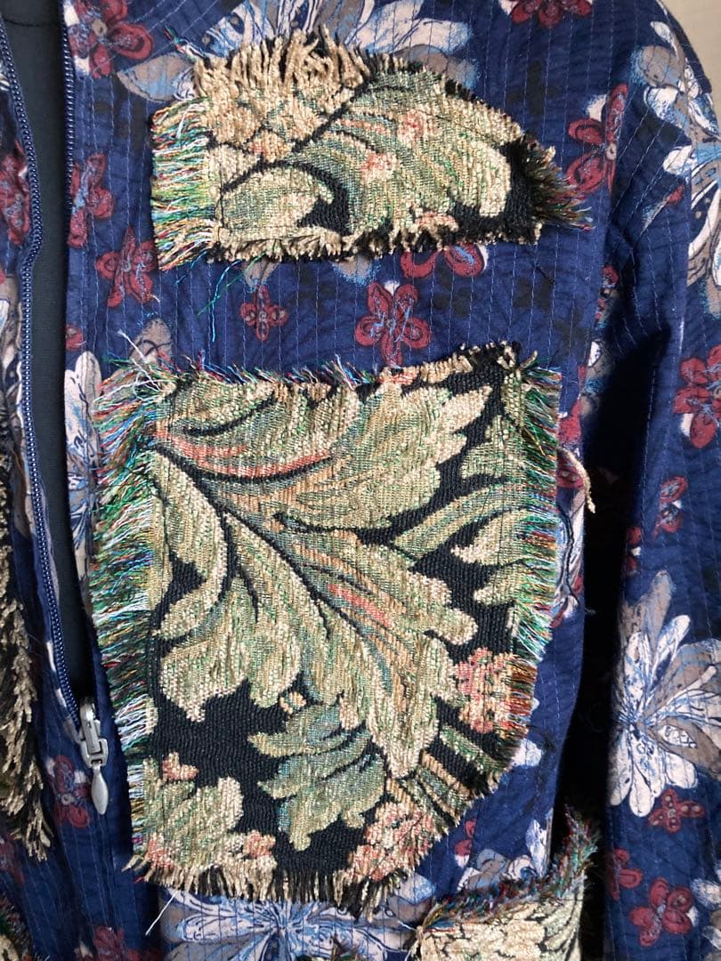 ジャケット・アウター [Fenon] fabric docking blouson