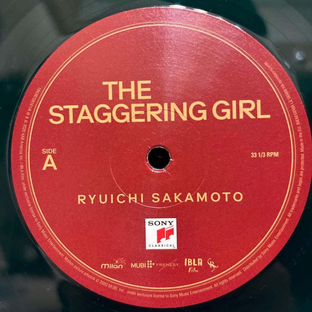坂本龍一 The Staggering Girl レコード サントラ OST