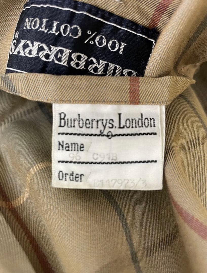 美品✨BURBERRYS 90s 玉虫カラー ノバチェック トレンチコート