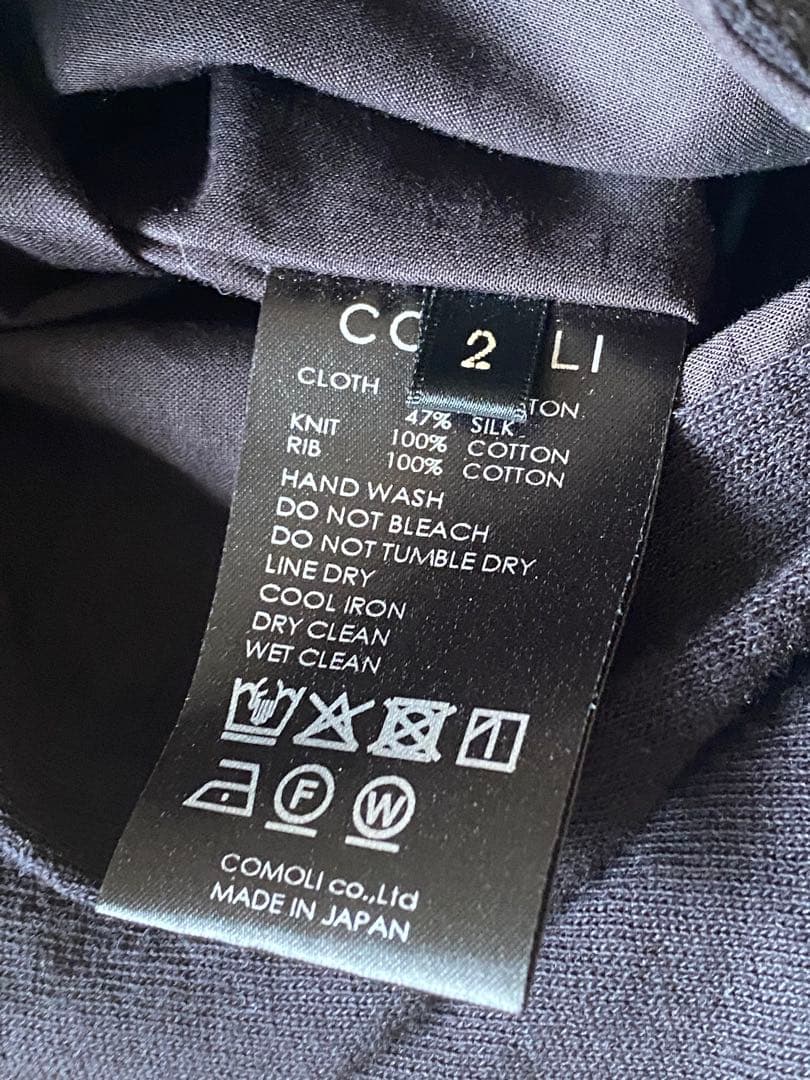 COMOLI 25SS リバーシブルトラックジャケット サイズ2