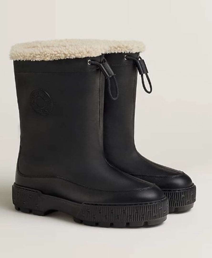 HERMES エルメス ジャーニー アンクルブーツ 37