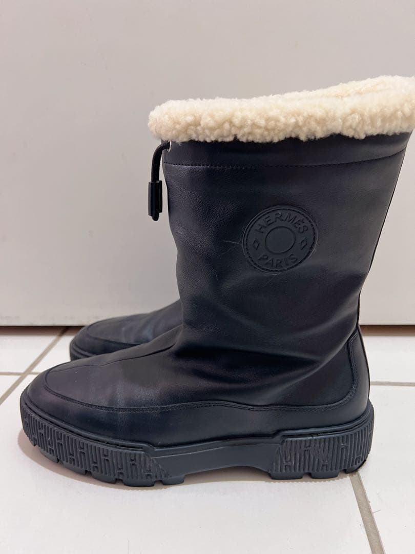 HERMES エルメス ジャーニー アンクルブーツ 37