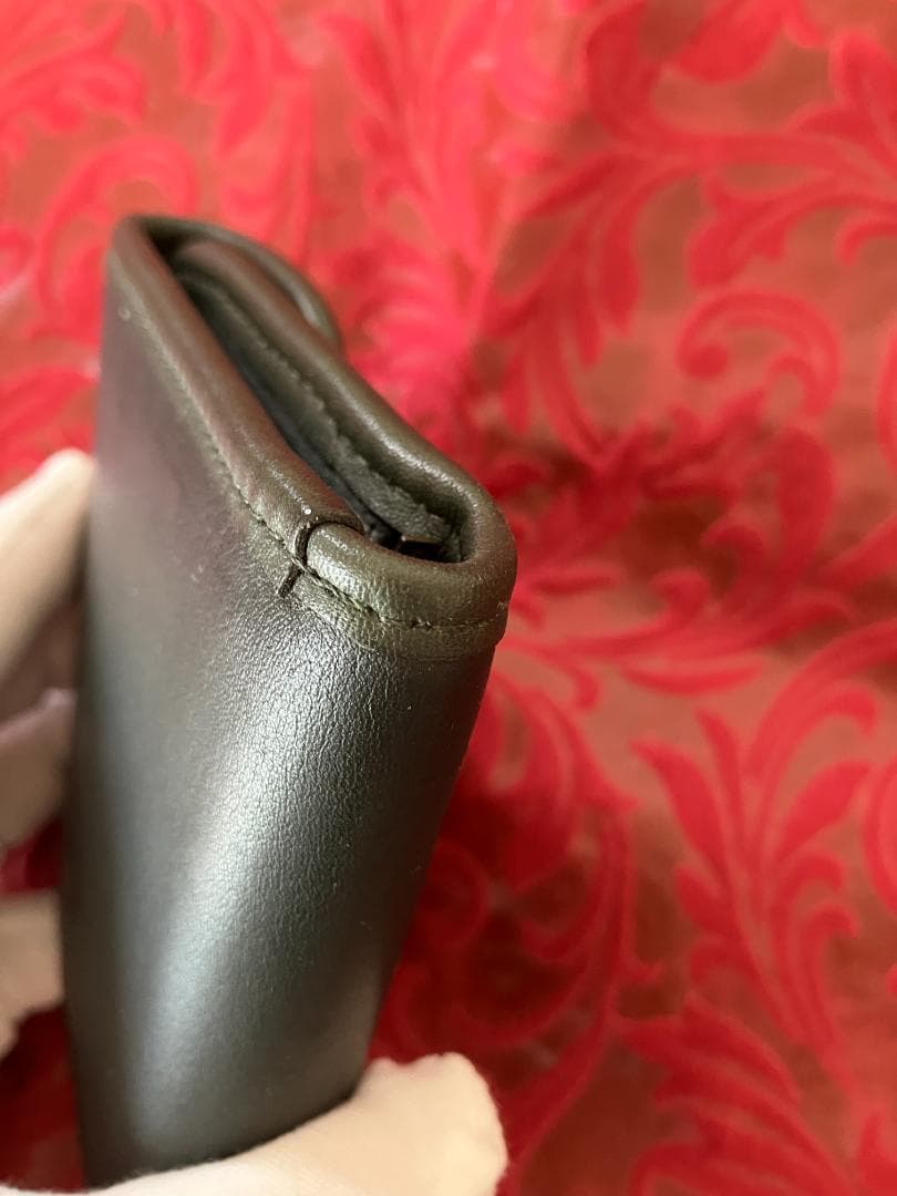 OLD COACH オールド コーチ クラブタンレザー 三つ折り財布 グリーン系