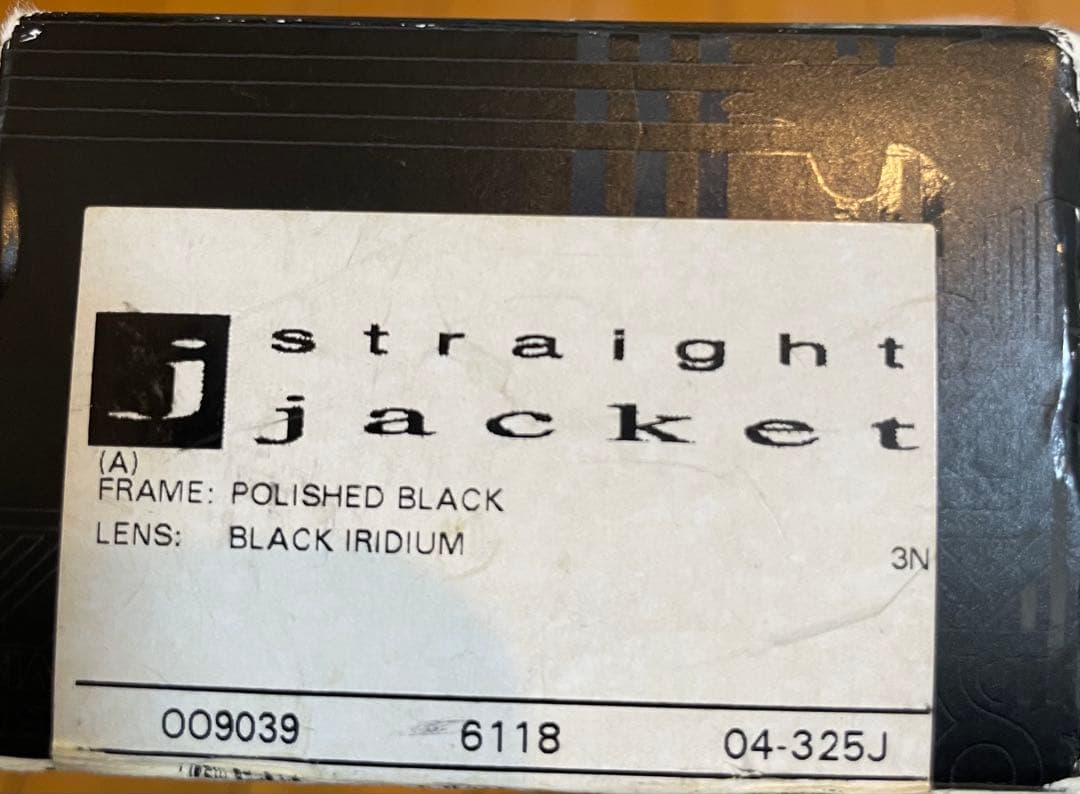 Oakley straight jacket 新品未使用　付属品付き　美品