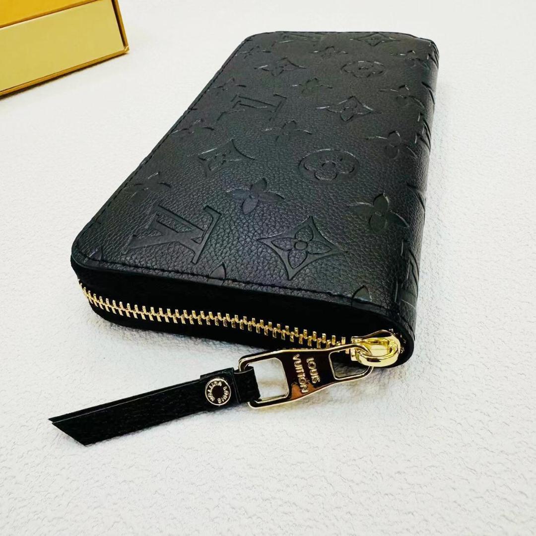 Louis vuitton ファスナー 長財布 ブラック