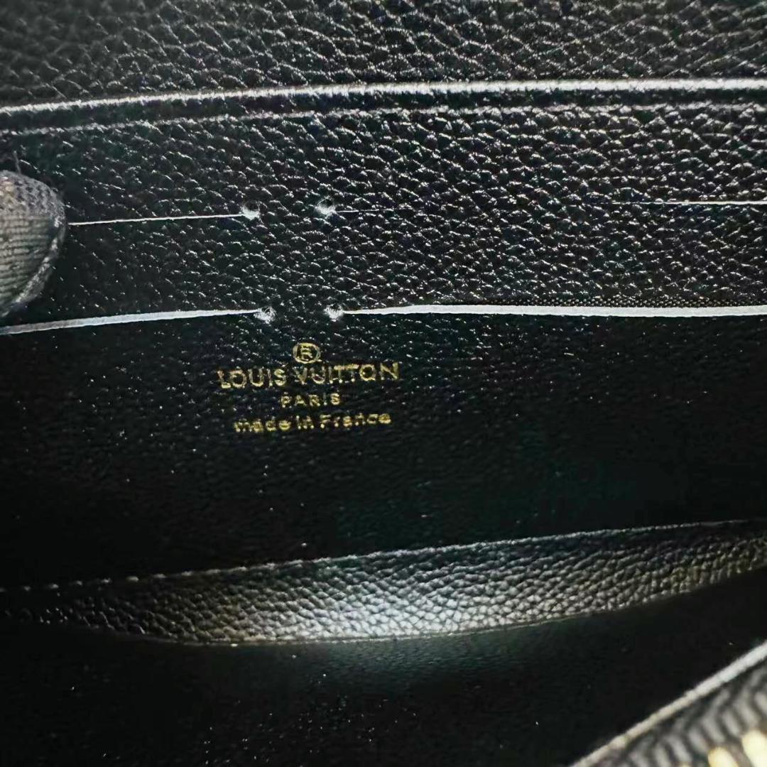 Louis vuitton ファスナー 長財布 ブラック