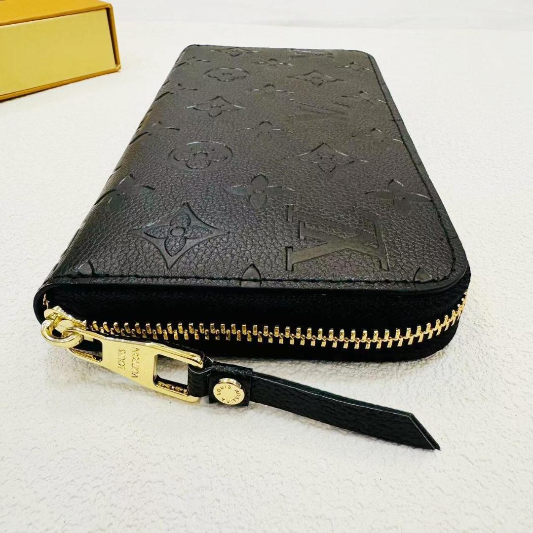 Louis vuitton ファスナー 長財布 ブラック