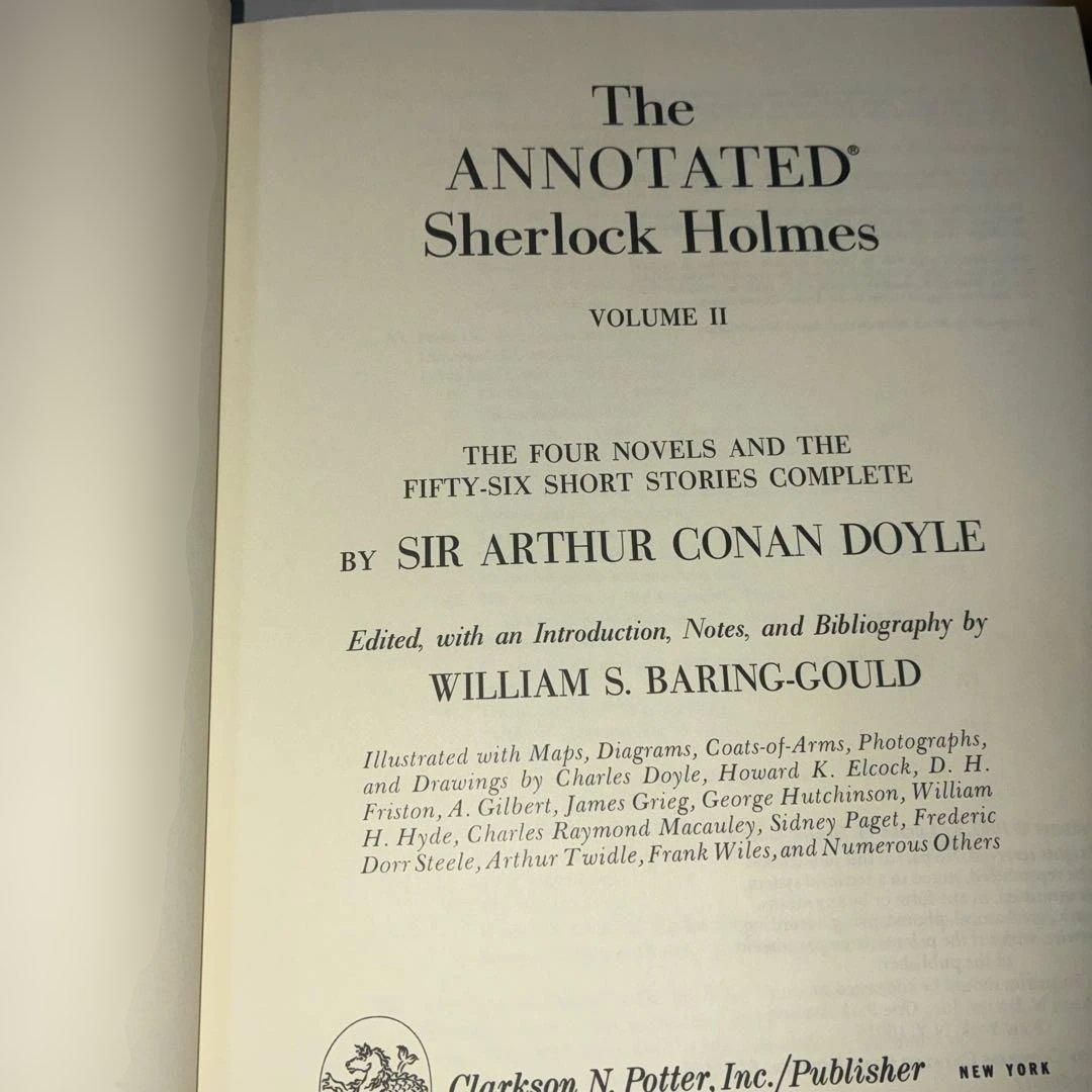 洋書 The Annotated Sherlock Holmes