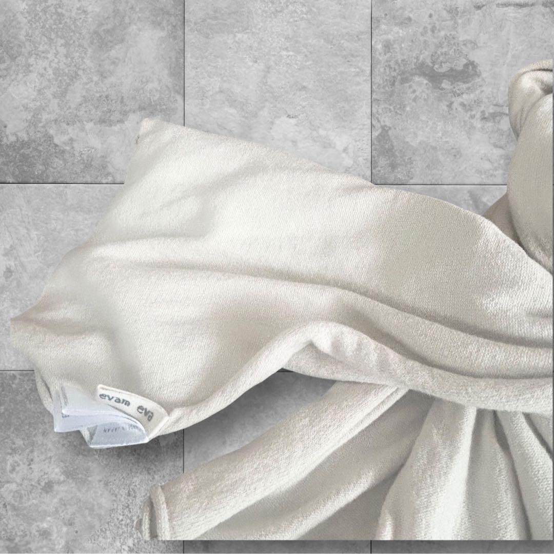 美品❤️evam eva ストール　ロングストール　生成り　コットン