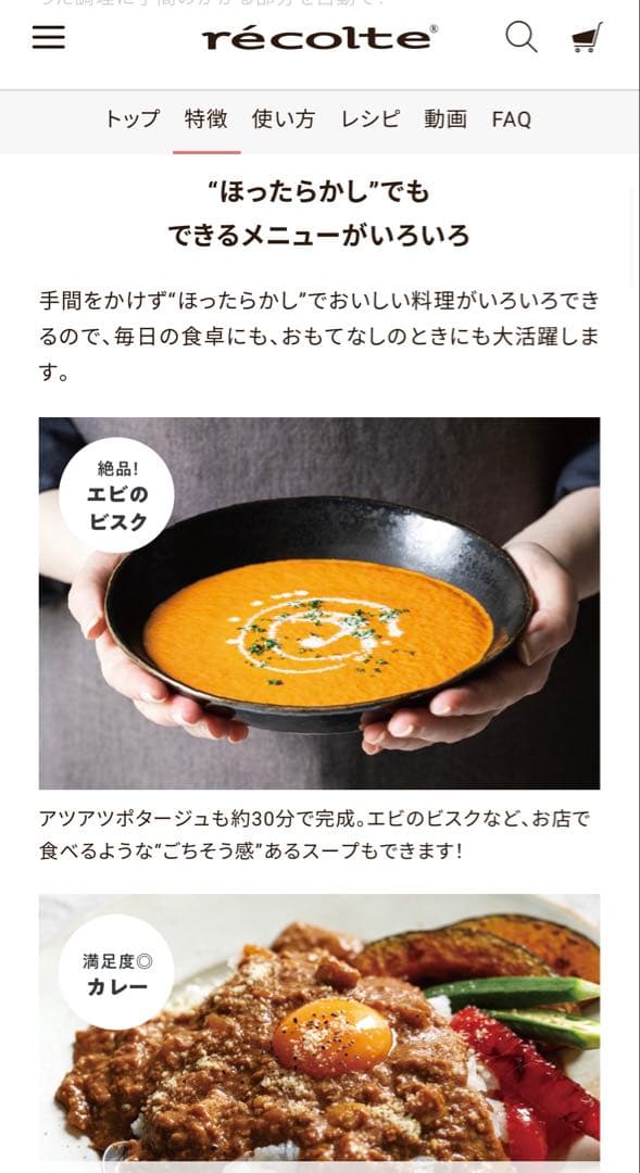 【新品未開封】レコルト オートクッキングポット スープメーカー ブラック