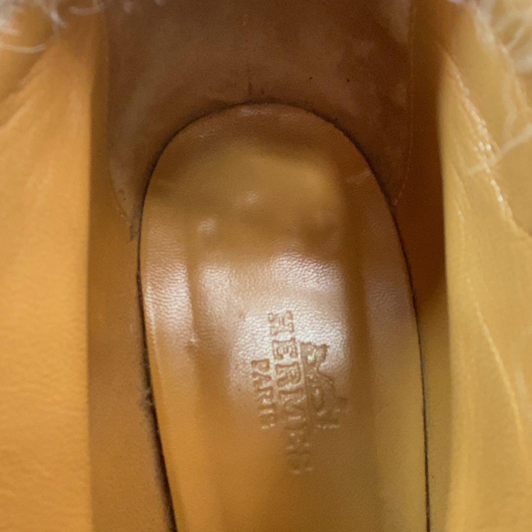 HERMES ブーティ　ファー　スエード　アンクル　ショート　36 良品