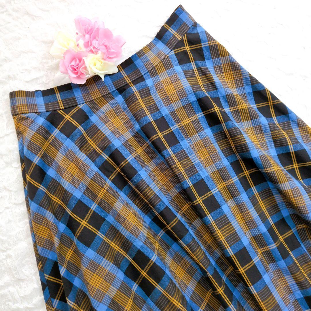 【美品】Curensology　チェックティアードスカート　38