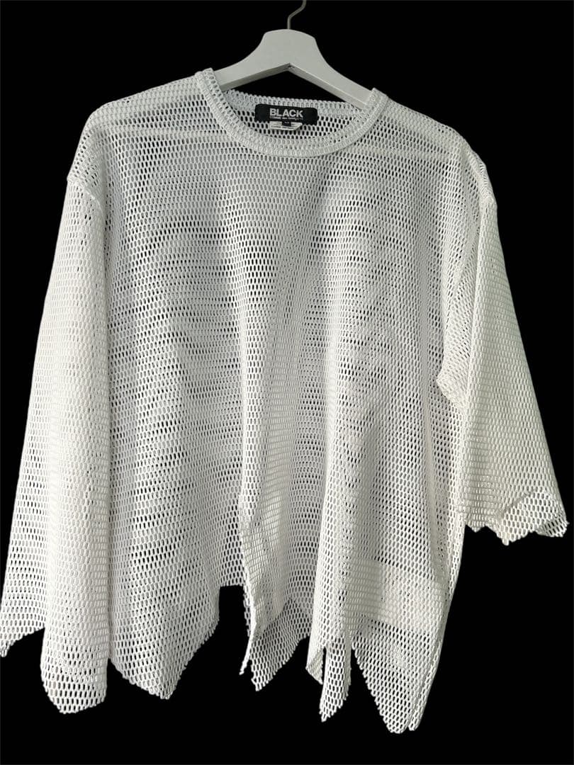美品 BLACK COMME des GARCONS メッシュTシャツ M