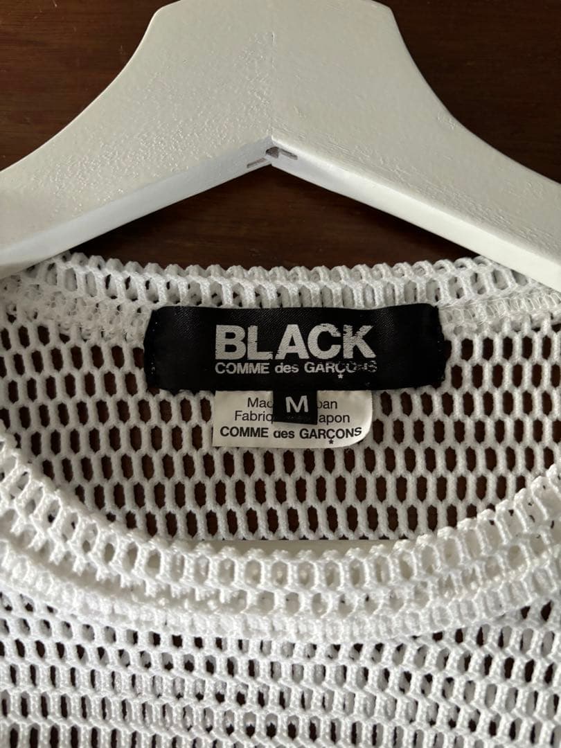 美品 BLACK COMME des GARCONS メッシュTシャツ M