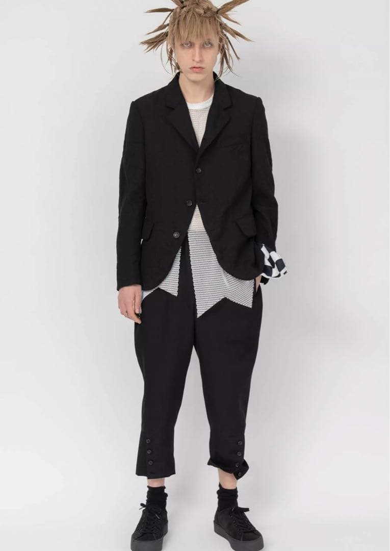 美品 BLACK COMME des GARCONS メッシュTシャツ M