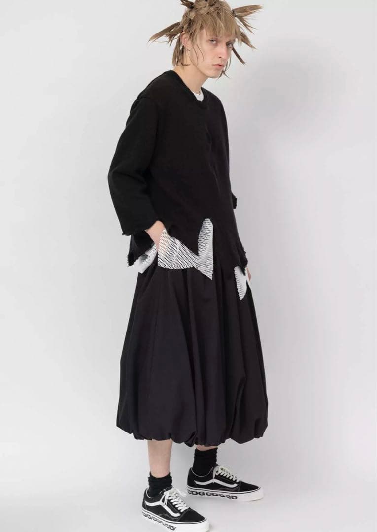 美品 BLACK COMME des GARCONS メッシュTシャツ M