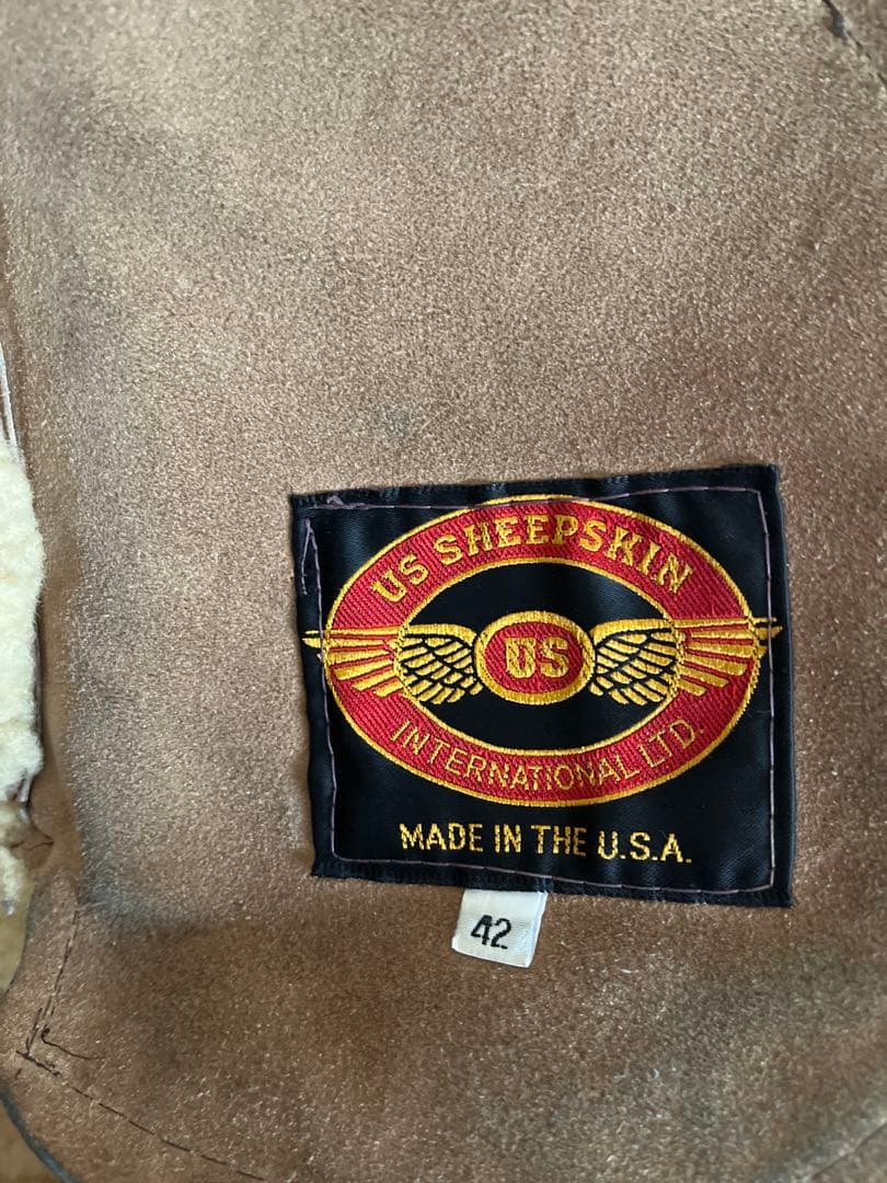 US Sheepskin シープスキンジャケット 42