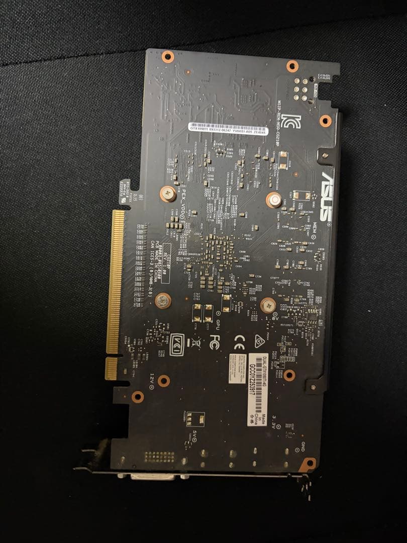 ASUS GTX1050Ti 4GB 　デュアル　グラフィックボード　グラボ