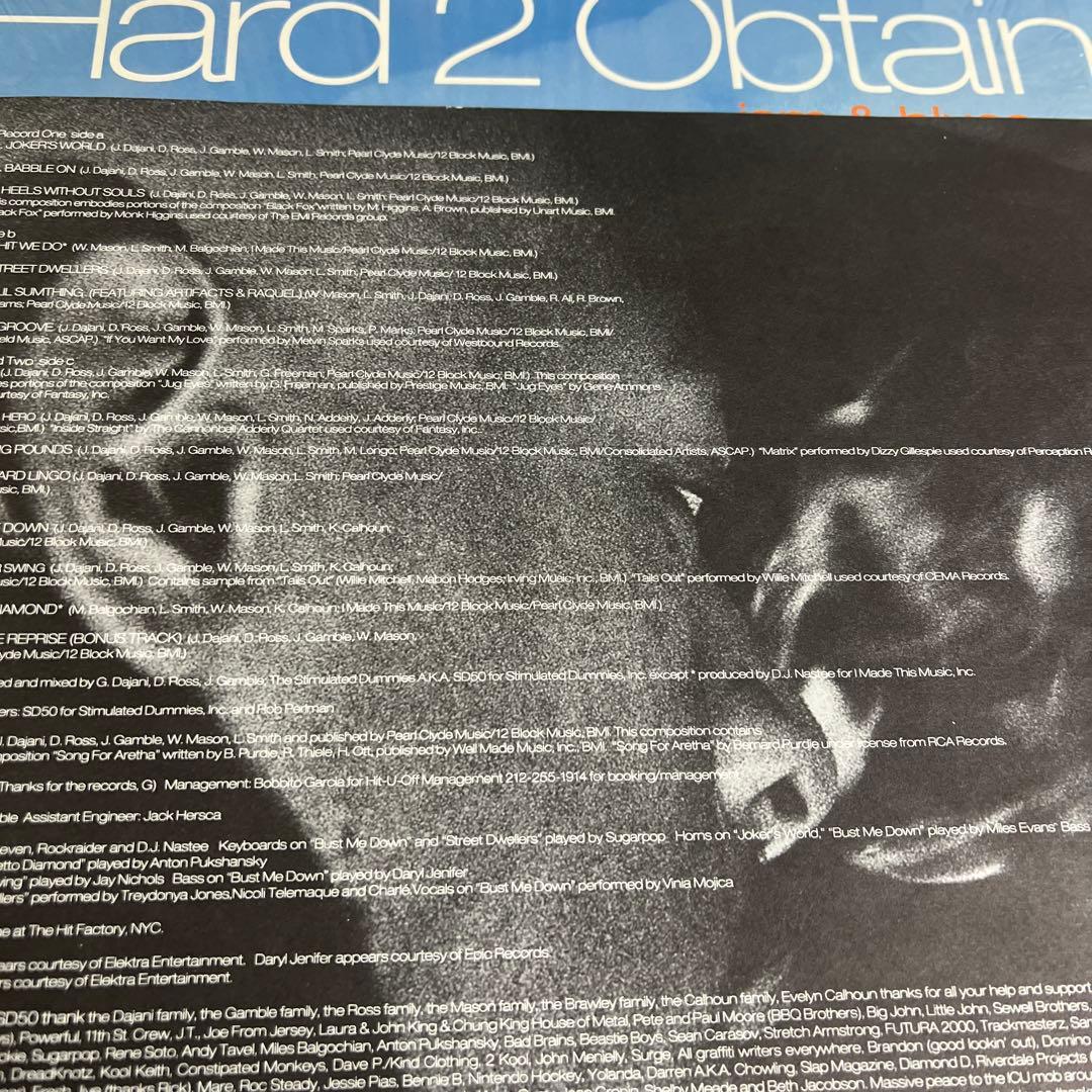 洋楽 Hard 2 Obtain 2LP ism & blues