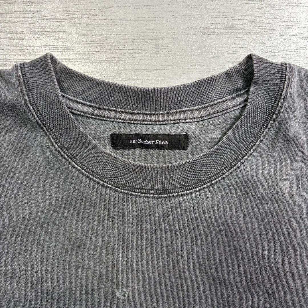 RE Number (N)ine Tシャツ　スミクロ　4サイズ