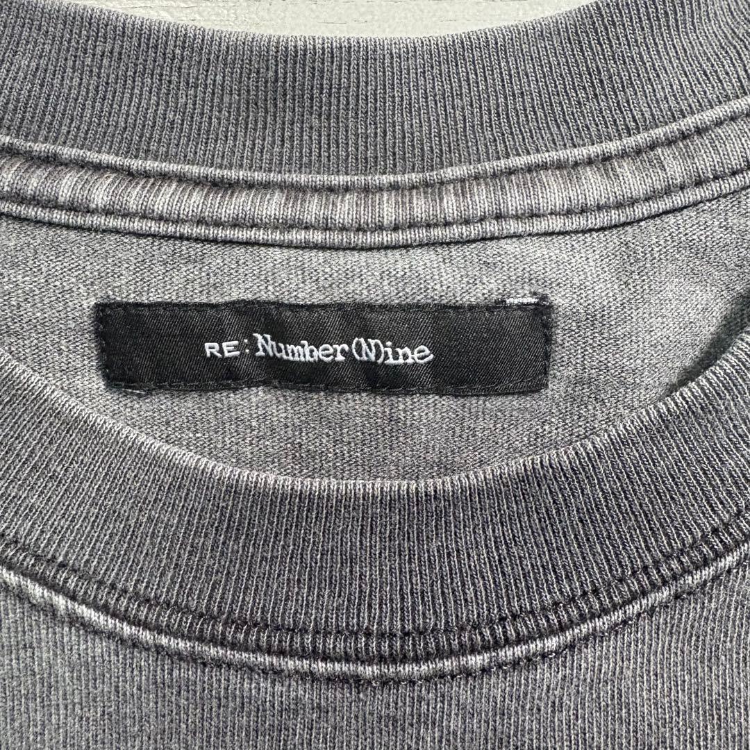 RE Number (N)ine Tシャツ　スミクロ　4サイズ