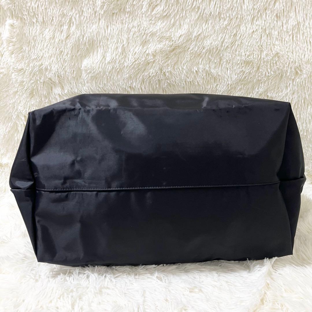 【大容量】LONGCHAMP ロンシャン ボストンバッグ ナイロン ブラック