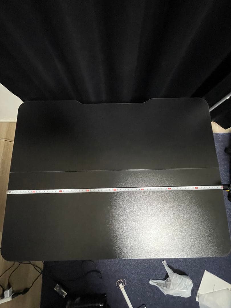 電動昇降デスク 幅80cm ロータイプ 高さ48〜75cm 自動