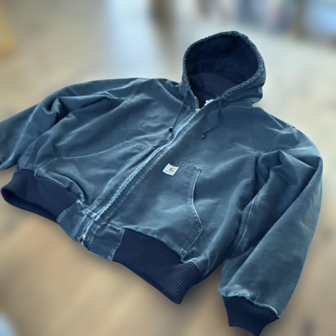 Carhartt 鬼ブラックフェード　アクティブジャケット　Lサイズ