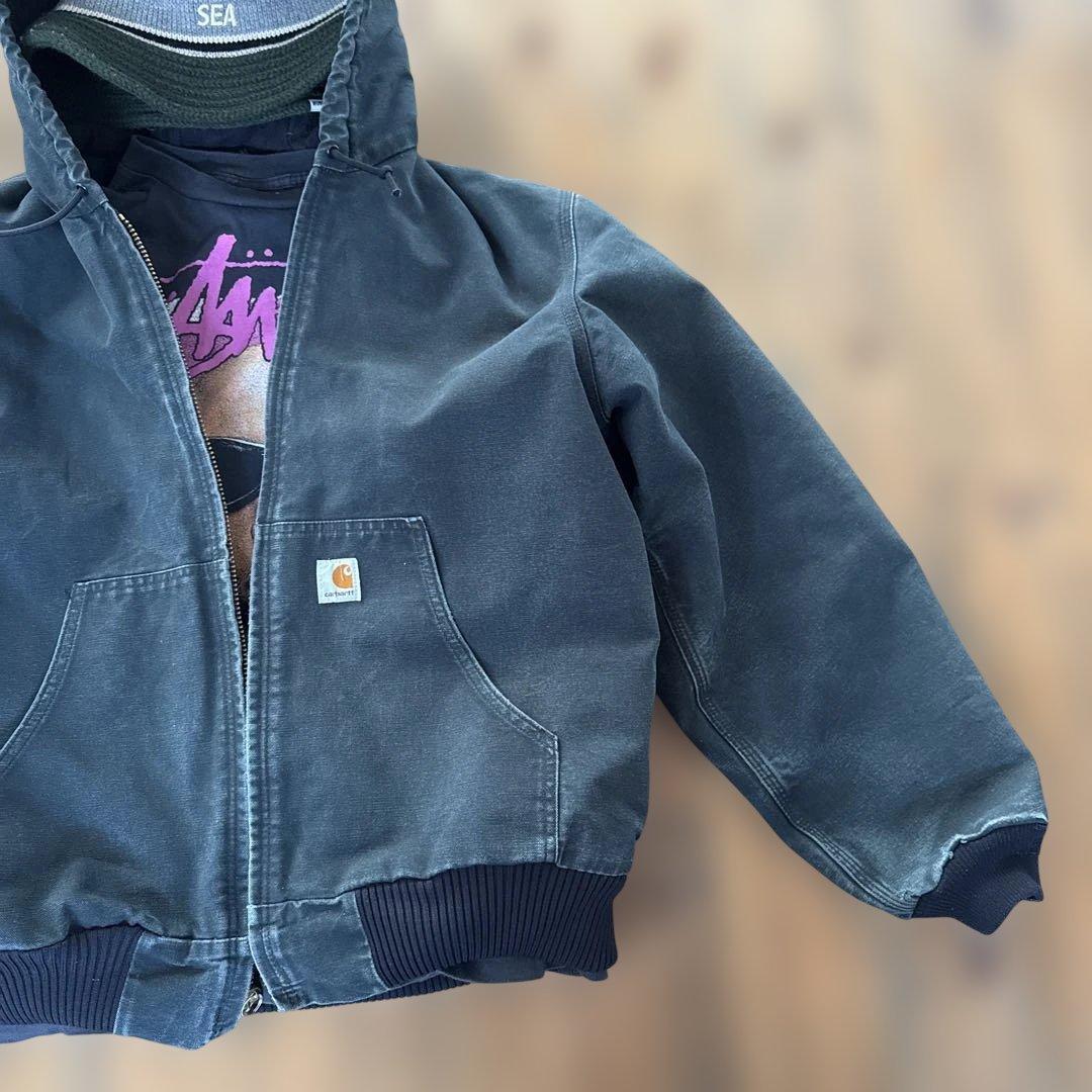 Carhartt 鬼ブラックフェード　アクティブジャケット　Lサイズ