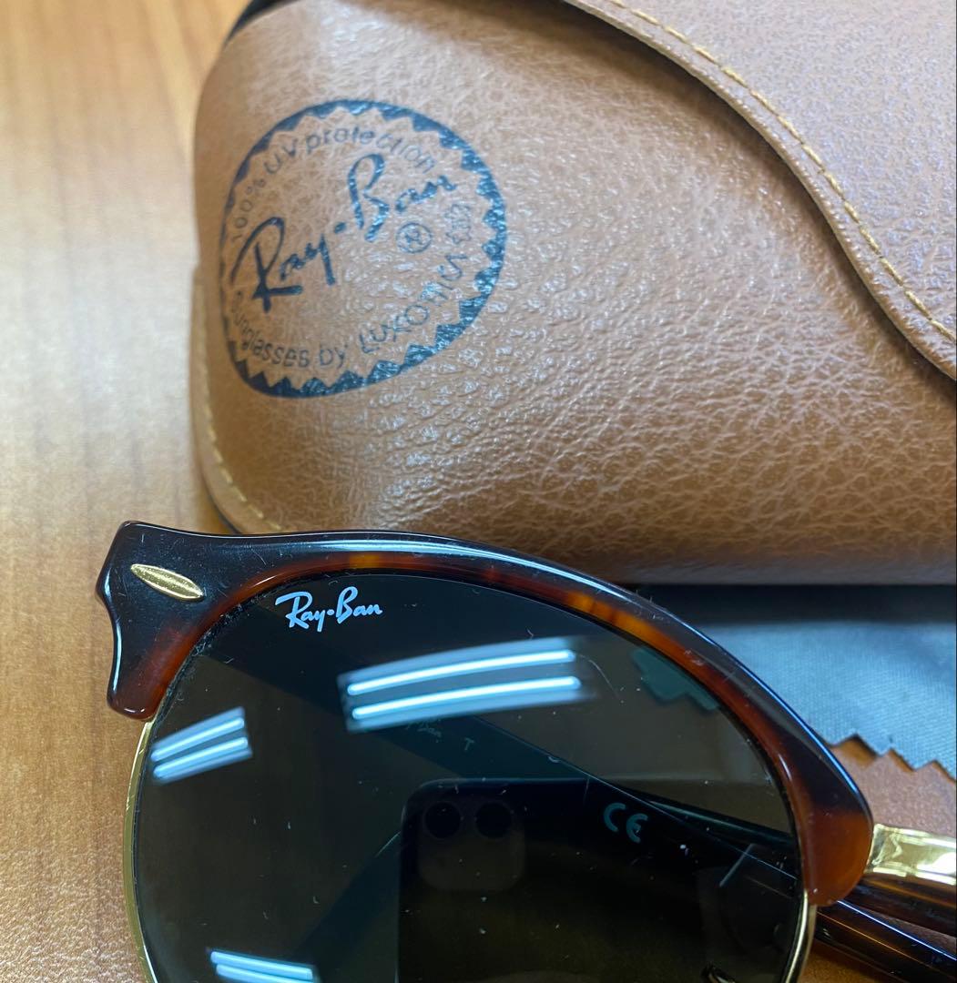 Ray-Ban RB4246 クラブラウンドサングラス ケース付き