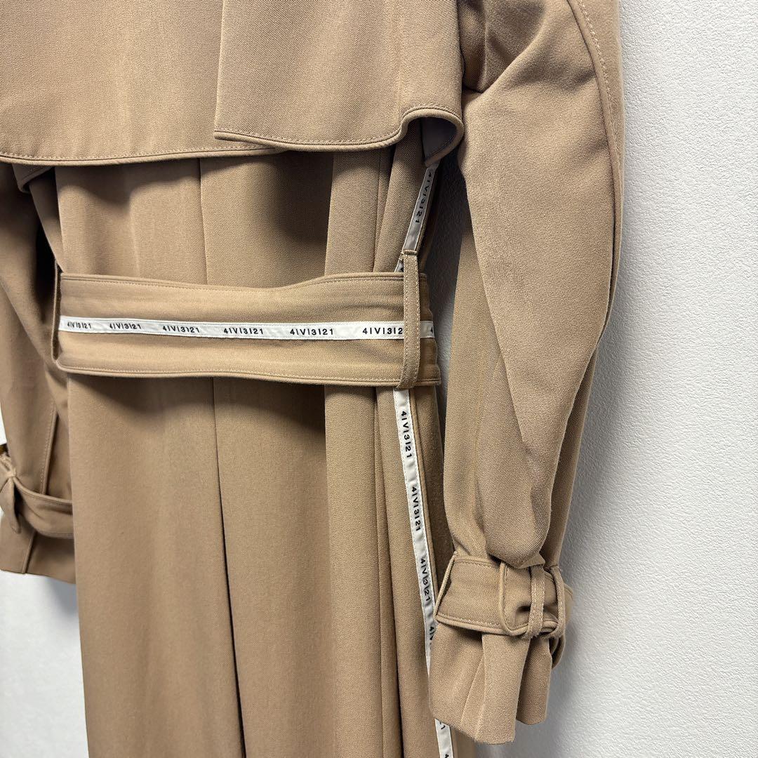 【AMERI】PASS CODE LINE COAT ロング トレンチ 春コート